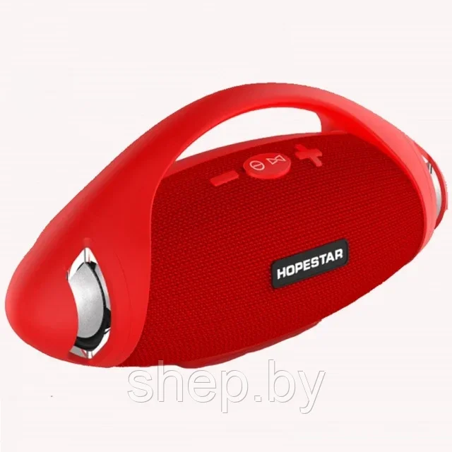 Портативная акустическая колонка Hopestar H37 10 Вт (Bluetooth, MP3, AUX) Цвет: Синий, Красный, Хаки, Черный - фото 2 - id-p202421993