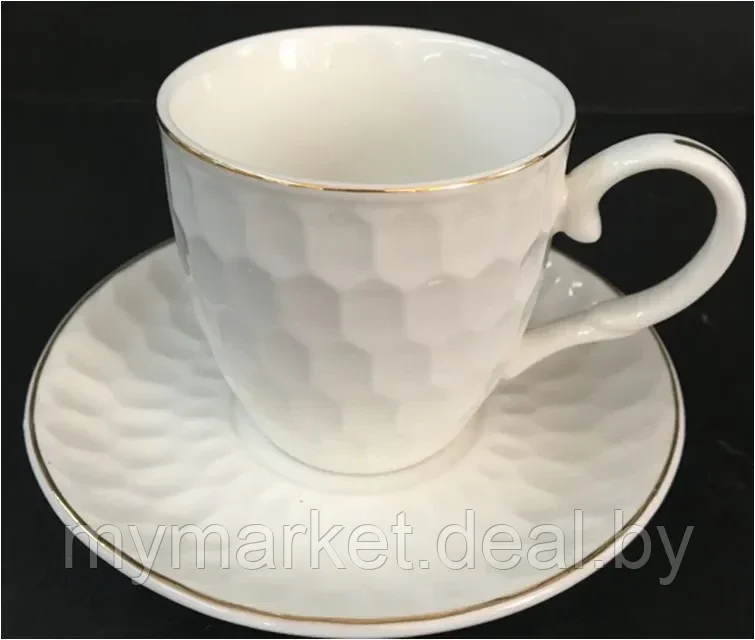 Чайный набор фарфоровый 240 мл на 6 персон Bekker BK-6899 - фото 2 - id-p202436939