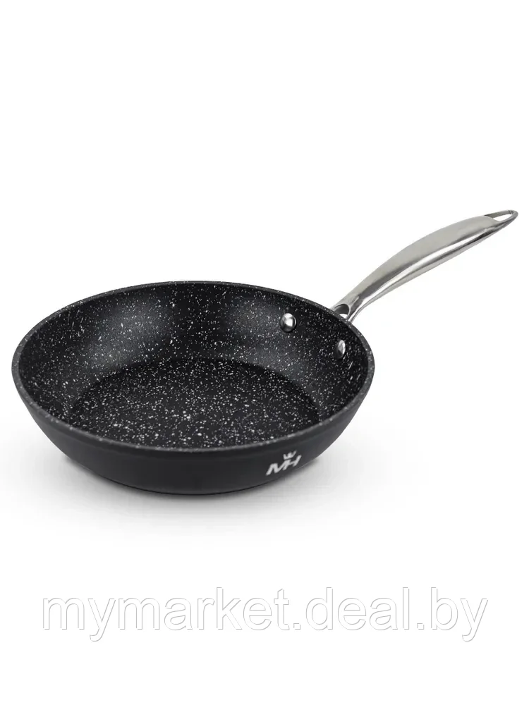 Сковорода 22 см, антипригарное мраморное покрытие MERCURY HAUS GraniteMC-1743 - фото 1 - id-p202437056