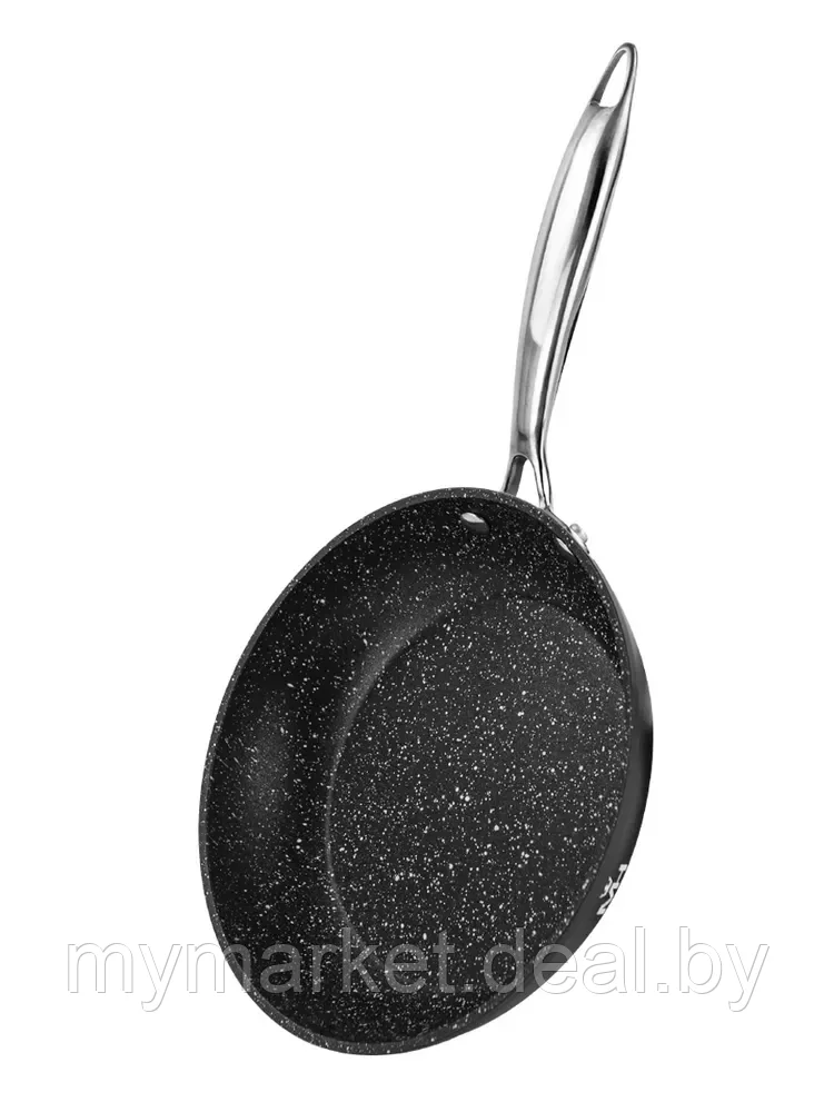Сковорода 22 см, антипригарное мраморное покрытие MERCURY HAUS GraniteMC-1743 - фото 4 - id-p202437056