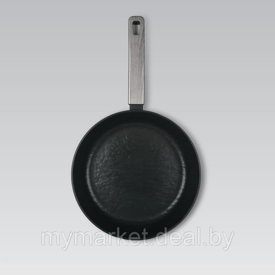 Сковорода алюминиевая 24 см с антипригарным покрытием Maestro Rock Stone MR-1204-24 - фото 2 - id-p202437069