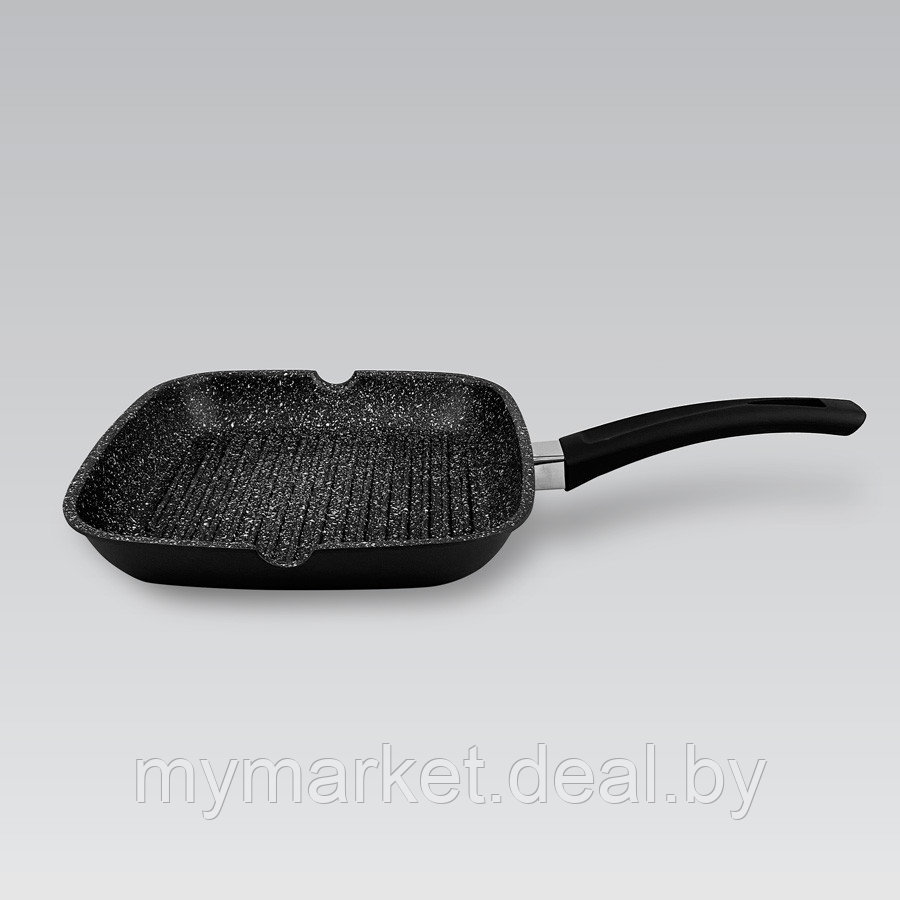 Сковорода-гриль квадратная 24 см, антипригарное покрытие Maestro MR-4824 - фото 3 - id-p202437093