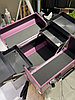 Бьюти-кейс для косметики «BuImer»  кейс для мастеров,  розовый, фото 4
