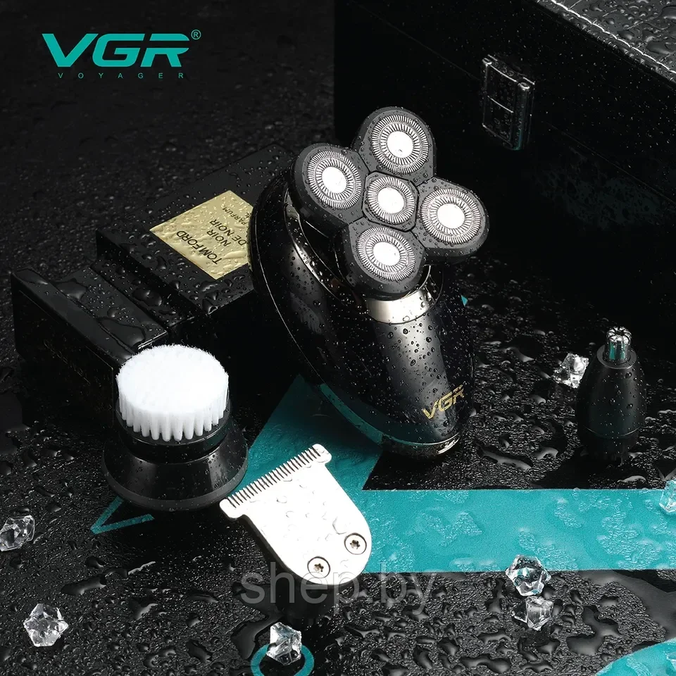 Электробритва-триммер VGR V-302, 4 в 1 - фото 8 - id-p202437311