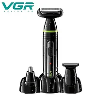 Машинка для стрижки волос VGR V-016  3 в 1 / Триммер для бровей / Триммер для бороды / Триммер для носа