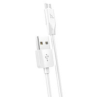 USB кабель Hoco X1 Rapid microUSB, длина 2 метра (Белый)