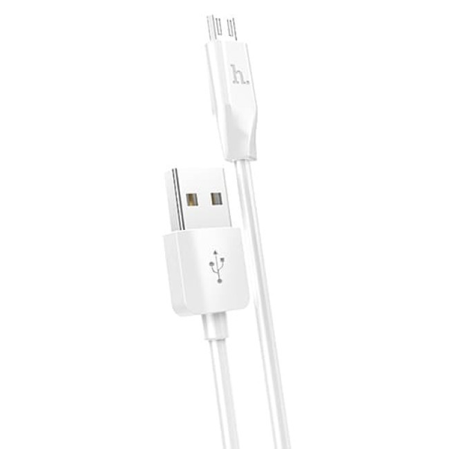 USB кабель Hoco X1 Rapid microUSB, длина 2 метра (Белый) - фото 1 - id-p202437659
