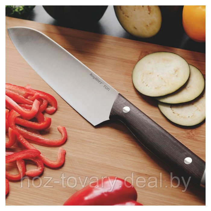 Нож BergHOFF Ron сантоку 17,5 см арт. 3900105 - фото 2 - id-p202439840