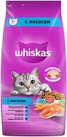 Корм для кошек Whiskas Вкусные подушечки с нежным паштетом с лососем