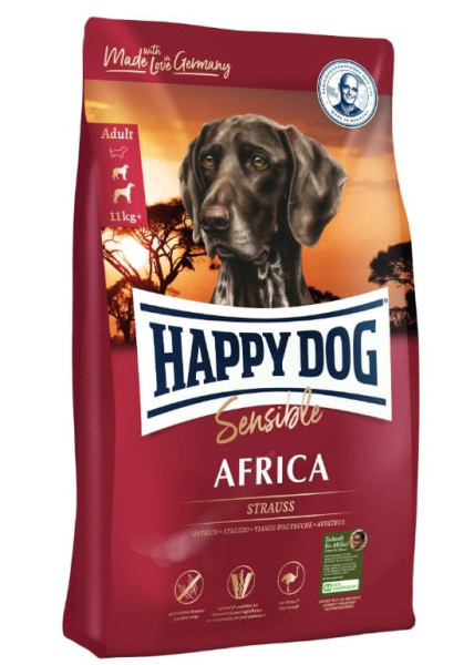 Сухой корм для собак HAPPY DOG Supreme Sensible Africa 4 кг (03547) - фото 1 - id-p202473275