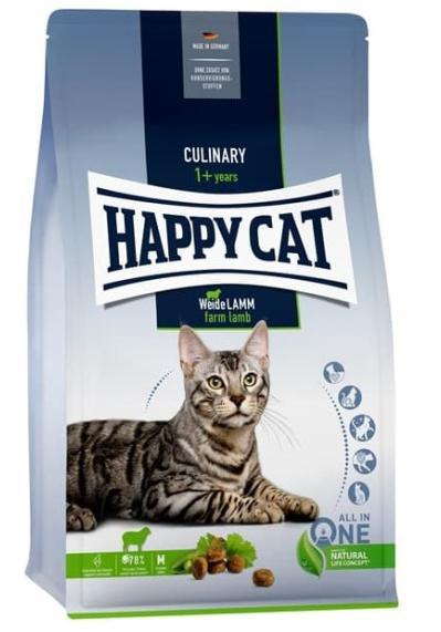 Сухой корм для кошек Happy Cat Culinary WeideLamm (ягненок, горошек, кориандр) 1.3 кг - фото 1 - id-p202473319