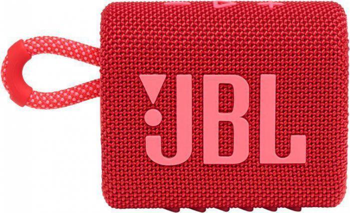 Портативная беспроводная bluetooth мини колонка JBL GO 3 красная музыкальная блютуз маленькая аудиосистема - фото 6 - id-p195451818