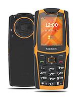 Кнопочный сотовый телефон teXet TM-521R оранжевый ударопрочный противоударный защитный