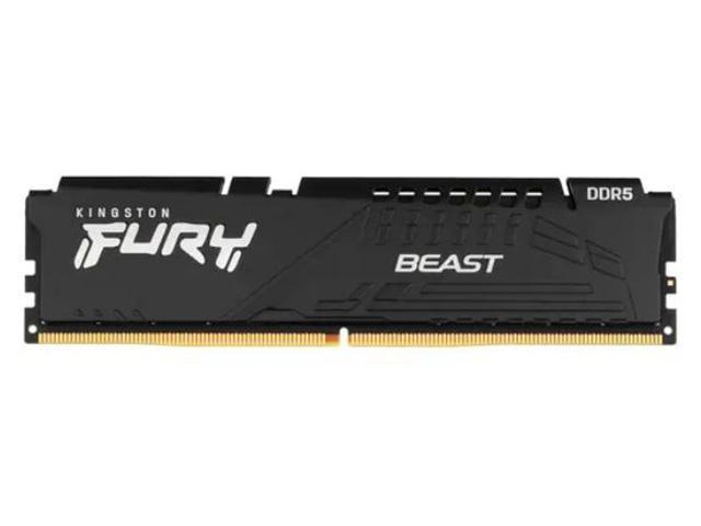 Модуль памяти Kingston Fury Beast Black DDR5 DIMM 6000MHz PC-48000 CL40 - 32Gb KF560C40BB-32 - фото 1 - id-p201415504