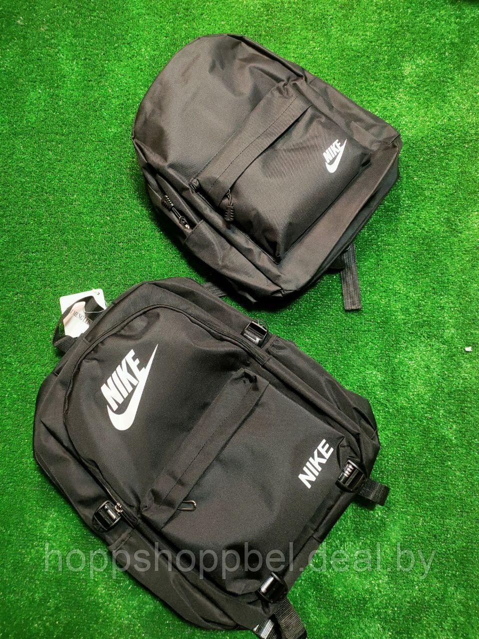 Рюкзак / портфель черный Nike спортивный, стильный - фото 7 - id-p202474107
