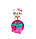 Музыкальная игрушка Hello Kitty на диско шаре, свет, звук ZR138-3 для девочек, фото 3