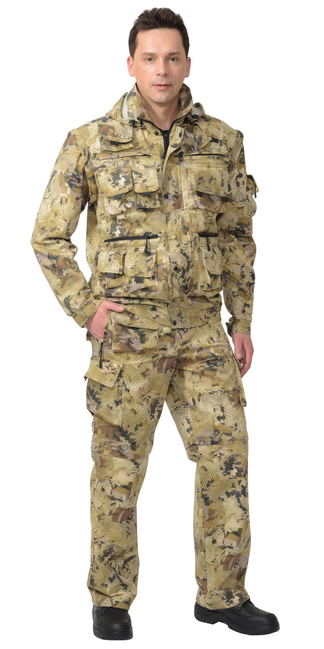 Костюм "СИРИУС-Тигр" куртка, брюки (тк. Орион 210) КМФ Саванна - фото 1 - id-p127416118