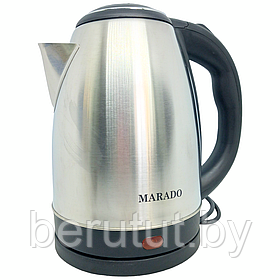 Чайник электрический металлический 2.0 л, мощность 1500 Вт, Marado MA-2.0B1