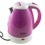 Чайник электрический металлический 2.0 л, мощность 2000 Вт, 4 расцветки , RAF R.7826, фото 4
