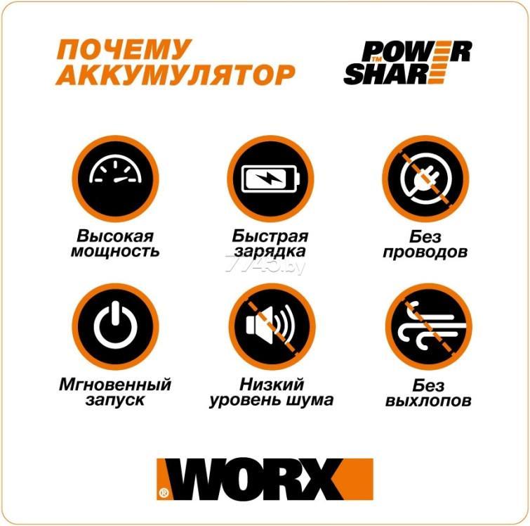 Мойка высокого давления аккумуляторная WORX WG620E 20 В 2 Ач - фото 6 - id-p178714988