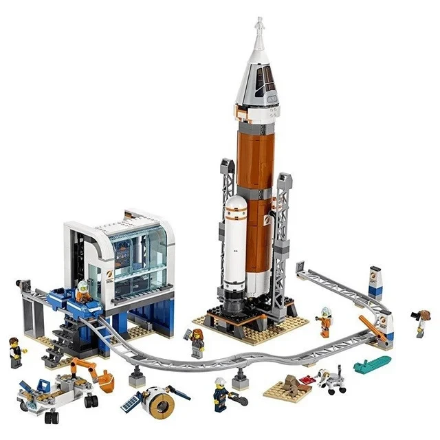 Конструктор Сити Cities 11387 Ракета для запуска в далекий космос (аналог Lego City 60228) 873 детали - фото 5 - id-p202482838