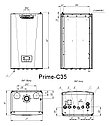 Газовый котел Лемакс Prime-C35 (конденсационный), фото 3