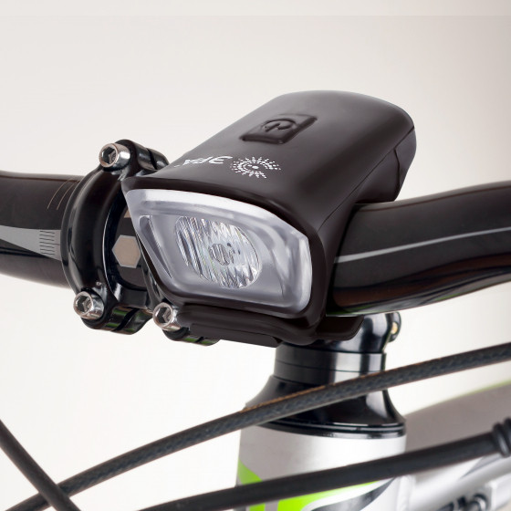 Велосипедный фонарь светодиодный ЭРА VA-701 6 Вт, SMD, аккумуляторный, передний, micro USB, черный