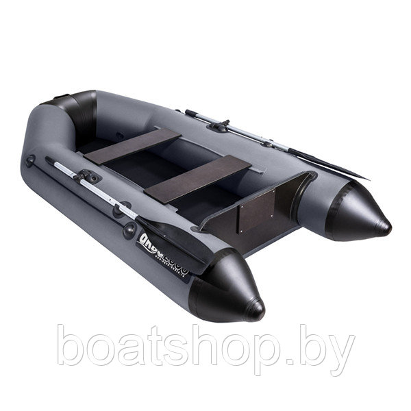 Надувная моторно-гребная лодка Аква 2600 графит/черный - фото 2 - id-p202506699