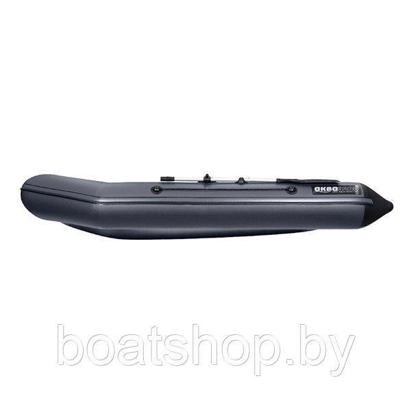 Надувная моторно-килевая лодка Аква 3200 слань-книжка киль графит/черный - фото 7 - id-p202513673