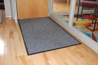 Коврик придверный грязезащитный 90х120 см Floor mat (Profi) серый