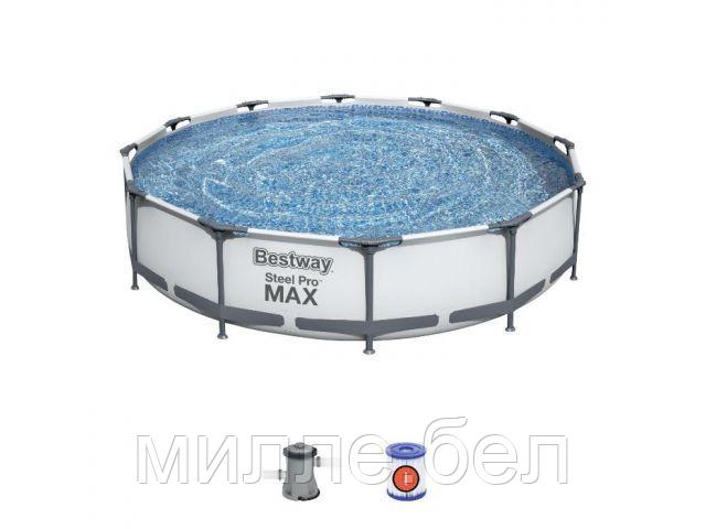 Каркасный бассейн Steel Pro MAX, 366 х 76 см, комплект, BESTWAY - фото 1 - id-p202523798