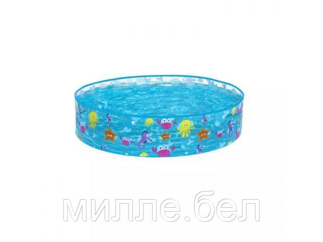 Складной детский бассейн Fill 'N Fun Sparking Sea, 122 х 25 см, BESTWAY - фото 1 - id-p202523802