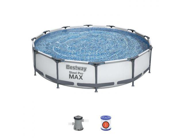 Каркасный бассейн Steel Pro MAX, 366 х 76 см, комплект, BESTWAY - фото 1 - id-p202526627