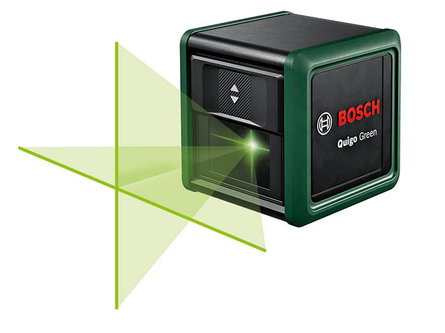Нивелир лазерный BOSCH Quigo Green со штативом в кор. (проекция: крест, до 12 м, +/- 0.60 мм/м, резьба 1/4") - фото 1 - id-p202526818