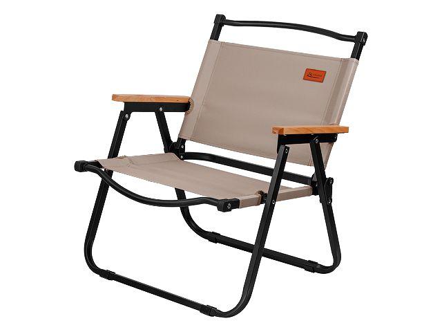 Кресло складное (садовое), бежевый/черный, ARIZONE (Материал каркаса: сталь.) - фото 1 - id-p202526857