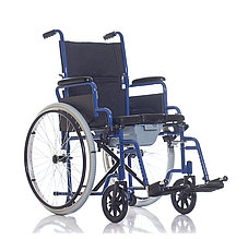 Инвалидная коляска с санитарным оснащением TU 55 (Сидение 51 см.)