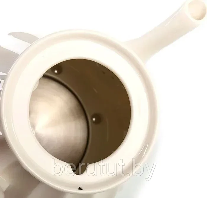 Чайник электрический керамический 2 л, мощность 2200 Вт KELLI Белый / Черный - фото 4 - id-p202551728