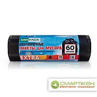 Мешки для мусора ПНД 60 л,12 мкм, 30 шт