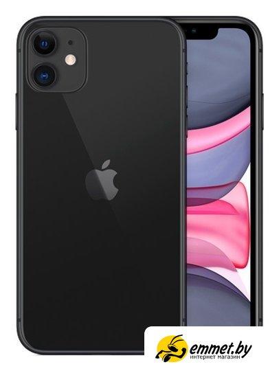 Смартфон Apple iPhone 11 64GB (черный) - фото 1 - id-p202556465