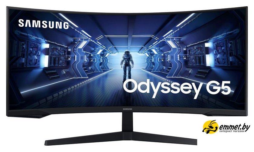 Игровой монитор Samsung Odyssey G5 C34G55TWWI - фото 1 - id-p202556473