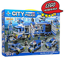 LX.A322 Конструктор City 8 в 1 "Полиция", Аналог LEGO, 1122 детали