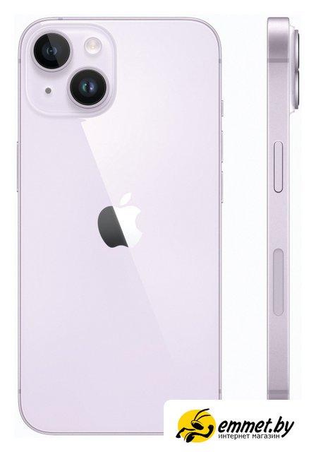 Смартфон Apple iPhone 14 256GB (фиолетовый) - фото 2 - id-p202559384