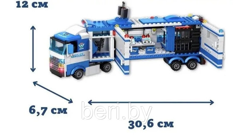 LX.A322 Конструктор City 8 в 1 "Полиция", Аналог LEGO, 1122 детали - фото 6 - id-p138968760