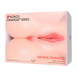 Мастурбатор реалистичный вагина с двойным слоем Kokos Hanna Onahole 001, телесный, 36,5 см, фото 10