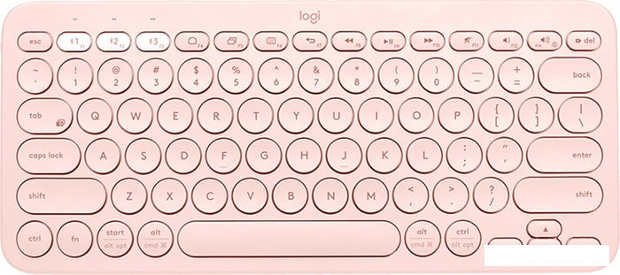 Клавиатура Logitech Multi-Device K380 Bluetooth (розовый), фото 2