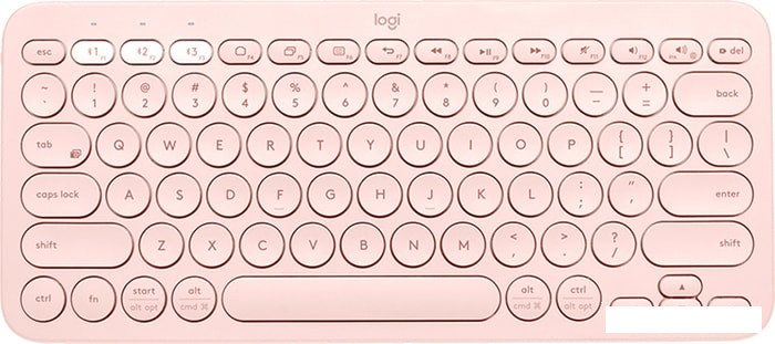 Клавиатура Logitech Multi-Device K380 Bluetooth (розовый) - фото 1 - id-p201796327