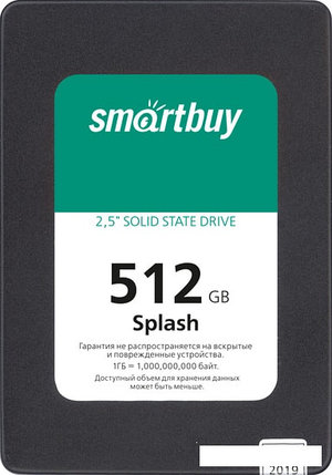 SSD Smart Buy Splash 2019 512GB SBSSD-512GT-MX902-25S3, фото 2