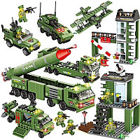 LX.A270 Конструктор City Военная база, 1219 деталей, аналог LEGO