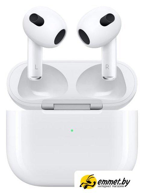 Наушники Apple AirPods 3 (с поддержкой MagSafe) - фото 1 - id-p202575010