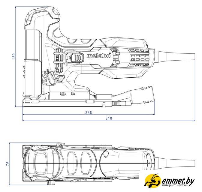 Электролобзик Metabo STE 100 Quick - фото 3 - id-p202576913